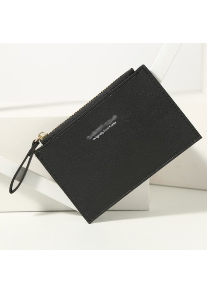 Basit Moda Klasik Düz Renk Fermuar Bayan Cüzdanı (Yurt Dışından)