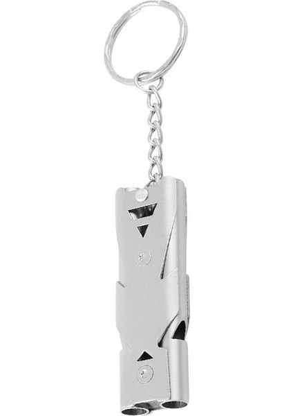 Çift Boru Yüksek Desibel Açık Kamp Hayatta Kalma Acil Düdük Siyah (Yurt Dışından)