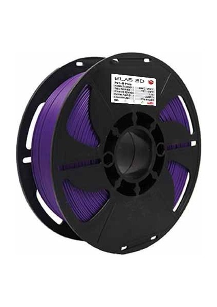 PETG Plus Filament Mor 1.75MM 1kg