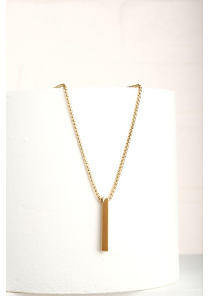 VALENTE GOLD ÇELİK KOLYE