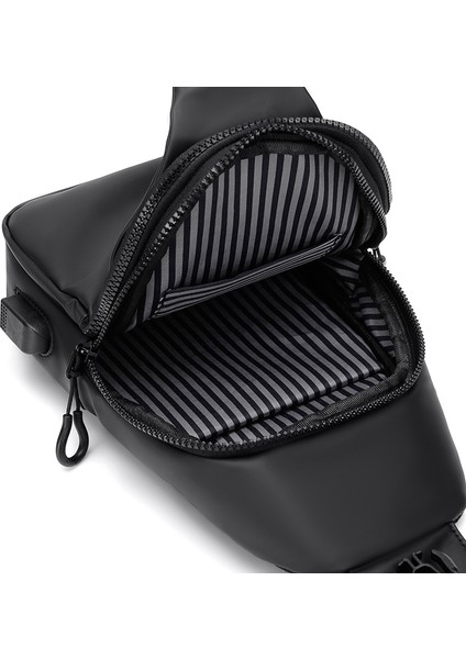 Açık Messenger Çanta Erkek Göğüs Çantası Moda Basit Moda Omuz Çantası (Yurt Dışından) modelleri