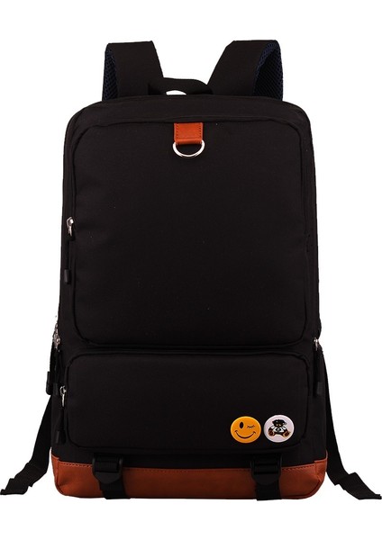 Çiçek Gençlik Öğrenci Okul Çantası Büyük Kapasiteli Seyahat Çantası Erkek ve Kadın Sırt Çantası (Yurt Dışından)