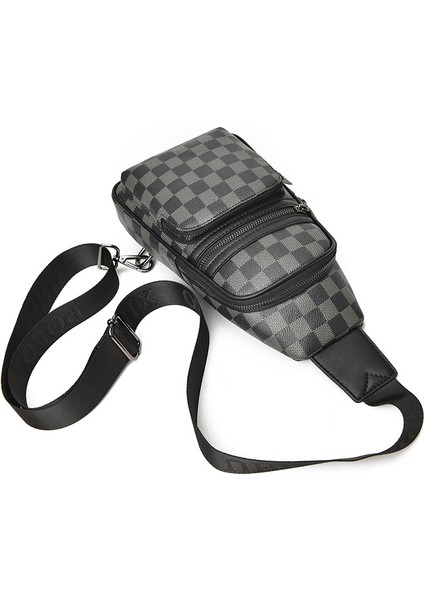 Ekose Kore Pu Messenger Çanta Erkek Çantası Iş Sırt Çantası (Yurt Dışından) modelleri