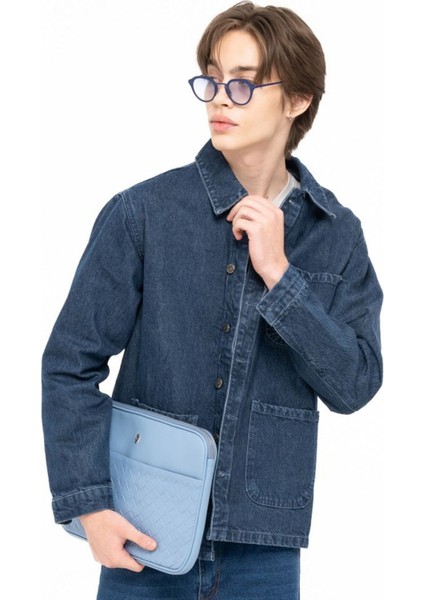 Jean Ceket Dark Mavi
