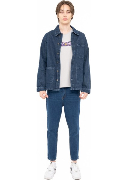 Jean Ceket Dark Mavi
