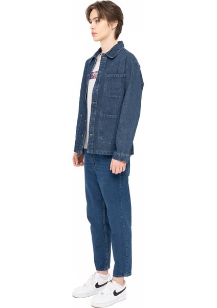 Jean Ceket Dark Mavi