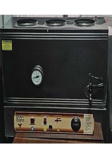 55 Lik (42 Lt) Pleytsiz Çay Kazanı/elektrikli Gri / Tek Ebat