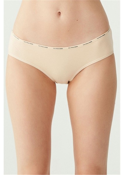 U.s Polo Assn. 67002 Kadın 5 Li Yüksek Bel Slip-Siyah&ten&beyaz&fuşya&lacivert indirimleri