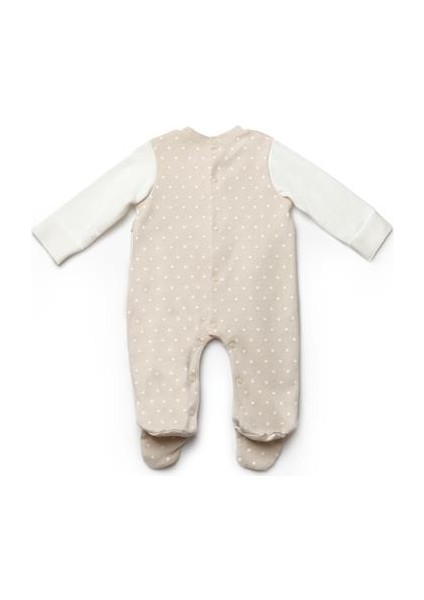 Baby Cosy Organic BabyCosy Organic Wear Bebek Patikli Tulum %100 Organik Pamuk, Bebek-Yenidoğan Serisi -CSY8106 modelleri