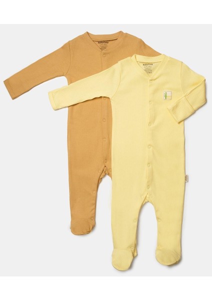 Baby Cosy Organic BabyCosy Organic Wear Bebek 2'li Paçalı Tulum, %50 Bambu - %50 Organik Pamuk, Bebek ve Yenidoğan Serisi - CSYB9034 fiyatları