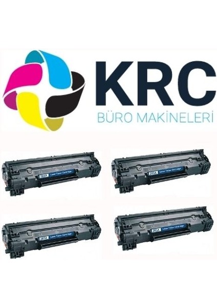 KRCBURO Muadil Toner CE285A P1102 Ekonomik Avantajlı 4’lü Paket