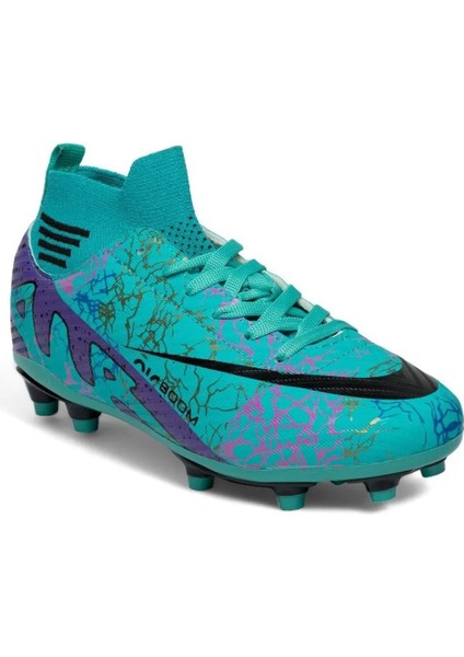 Garantili Orijinal Bilekli Çoraplı Krampon Halı Saha 31-32-33-34-35-40-41-42-43-44 Numara Turkuaz Renk fiyatları