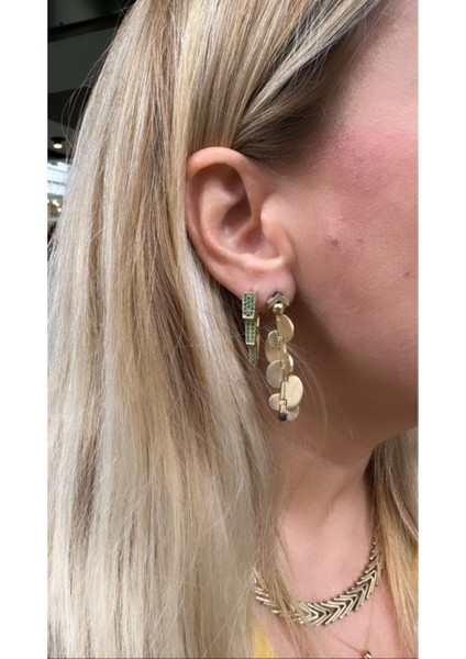 Lightning Earrings With Stones