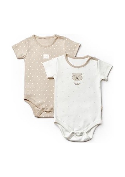 Bebek 2li Kısa Kollu Badi Organik Pamuk, Bebek ve Yenidoğan Serisi - CSY8101 fiyatları