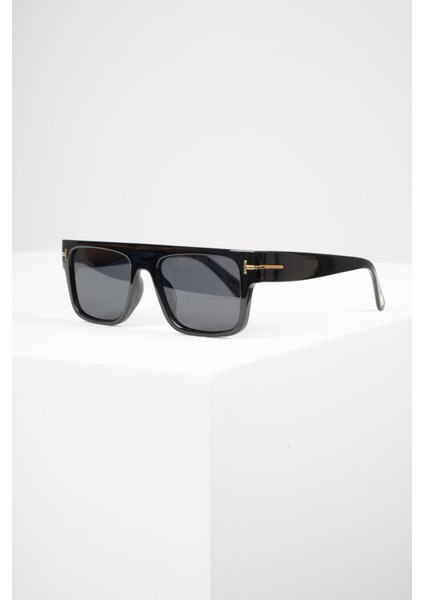 Royal Eyewear RE8137 Parlak Siyah Polarize Güneş Gözlüğü