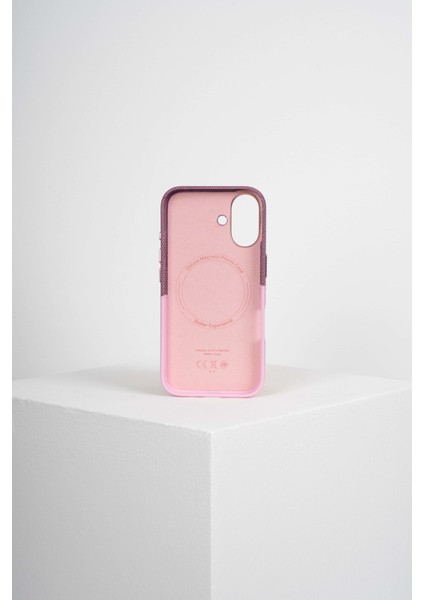 Nova Iphone 16 Deri Kartlıklı Telefon Kılıfı Pembe modelleri