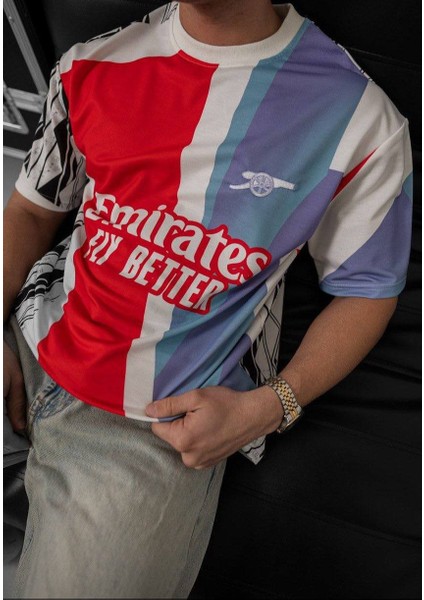 Oversıze Arsenal %100 Penye Tişört - Kaliteli Compact Penye Tshırt modelleri