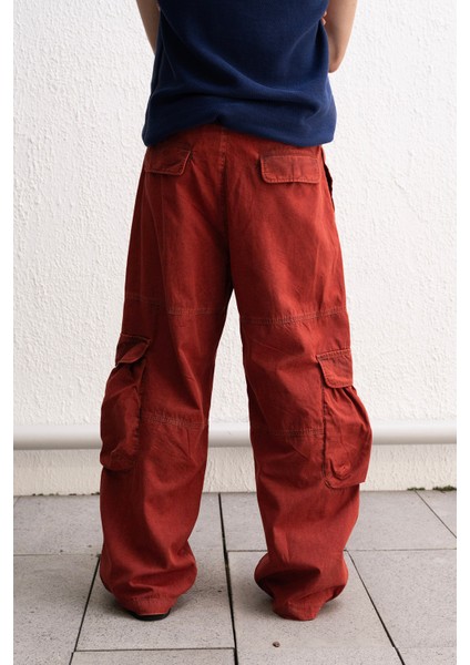 Soluk Efektli Kargo Bordo Pantolon fiyatları