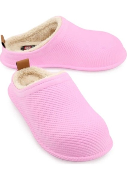 Kışlık Içi Peluşlu Eva Kadın Ev Bahçe Terlik