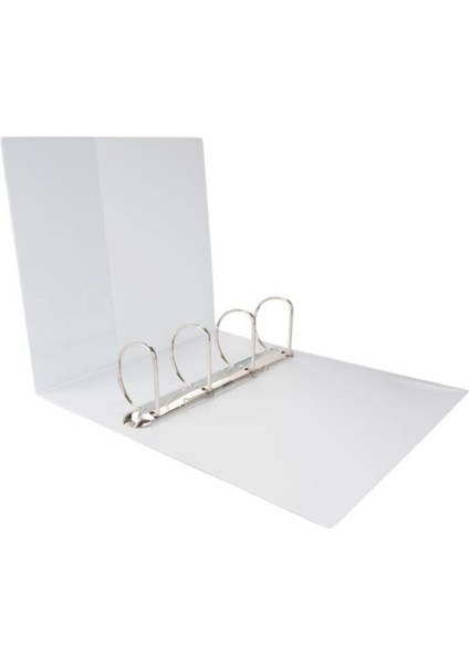 9 cm 4 Halkalı Iç Dış Şeffaf Cepli PVC Firma Sunum ve Evrak Klasörü 28*32*9 cm. ( 650 Yaprak Kapasiteli ) BEYAZ fiyatları
