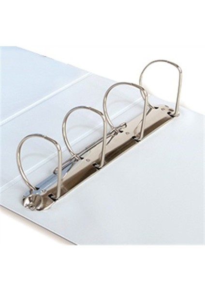 9 cm 4 Halkalı Iç Dış Şeffaf Cepli PVC Firma Sunum ve Evrak Klasörü 28*32*9 cm. ( 650 Yaprak Kapasiteli ) BEYAZ modelleri