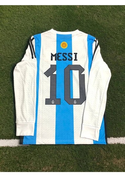 Lionel Messi Arjantin Mavi 3 Yıldız Uzun Kol Yetişkin Forması fiyatları