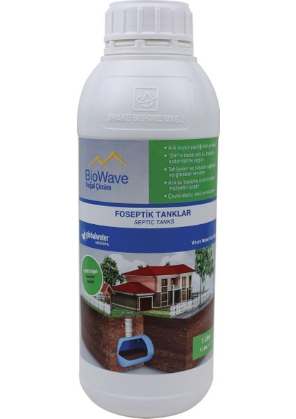 Foseptik Tank Koku ve Atık Giderici - 1 Litre