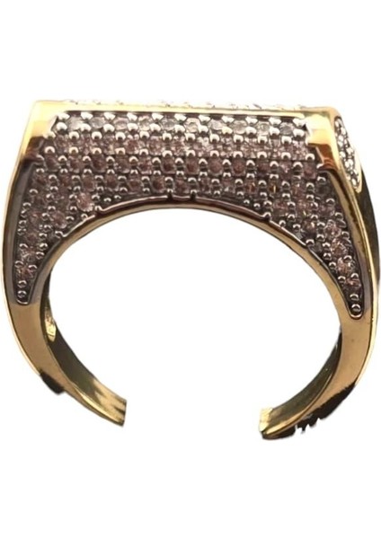 Gold Zirkon Taş Yüzük