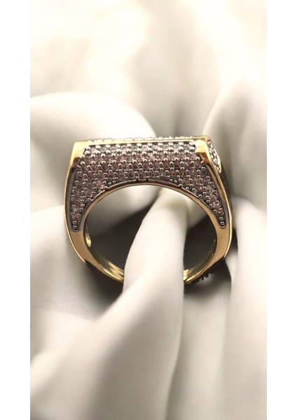 Gold Zirkon Taş Yüzük modelleri