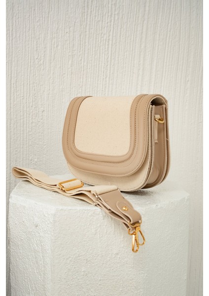 Bella Bej Keten Çapraz Kadın Çanta fiyatları