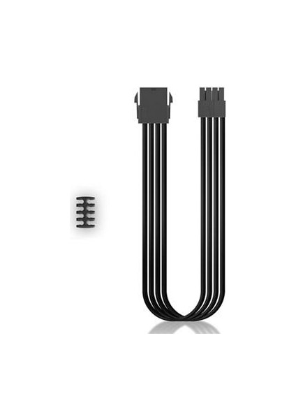 Deepcool EC300-CPU8P-BK Standart Atx Ps2 Güç Kaynağı Uzatma Kablosu Yüksek Kaliteli 18AWG Fiber 300MM