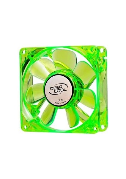 Deepcool Xfan 80G/B Yesıl Uzerıne Mavı Ledlı Kasa Fanı 80MM