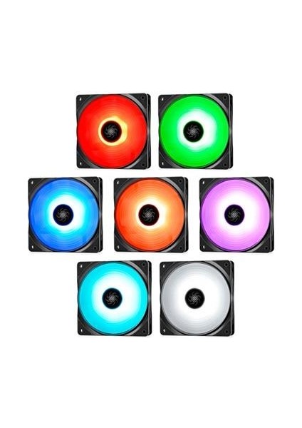 Deepcool RF120 Pwm Özellikli Rgb LED Aydınlatma Kasa Fanı 120MM
