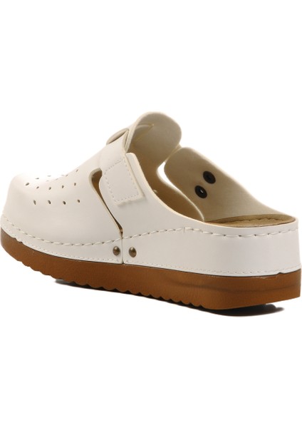 Beyaz Unisex Terlik