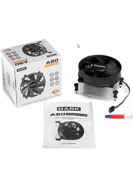 90MM A90 DKCCA90 Hava Soğutmalı Am4-Am5 Işlemci Fanı