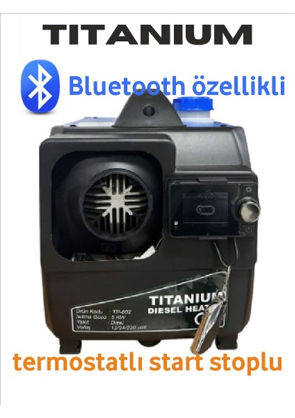 Çanta Tipi Webasto Dizel Isıtıcı Taşınabilir Bluetooth,lu 12/24/220 Volt fiyatları