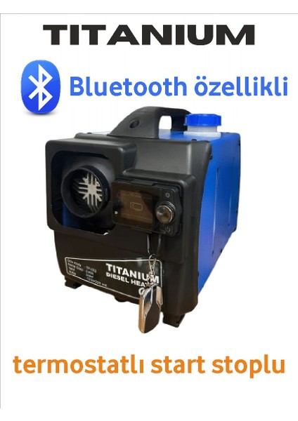 Çanta Tipi Webasto Dizel Isıtıcı Taşınabilir Bluetooth,lu 12/24/220 Volt