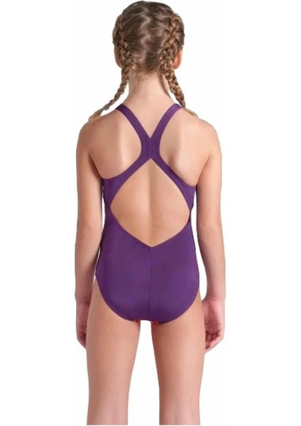 Girl's Arena Multi Colours Swimsuit V Back Kız Çocuk Mayo Mor 009007909 fiyatları