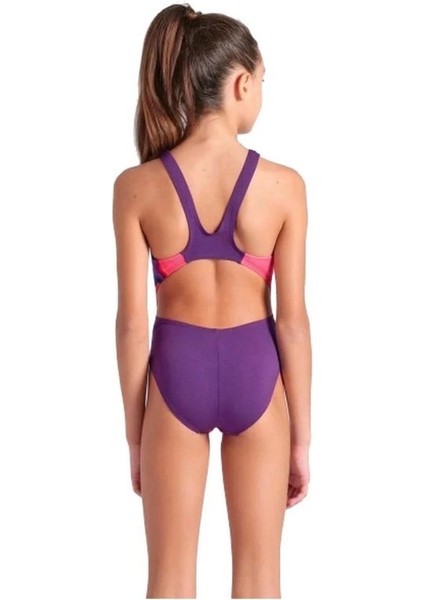 Girl's Arena Star Shaped Swimsuit Swim Tech L Kız Çocuk Yüzücü Mayo Mor 008169950 fiyatları