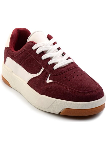 Bordo Süet Kadın Sneaker K01591511502
