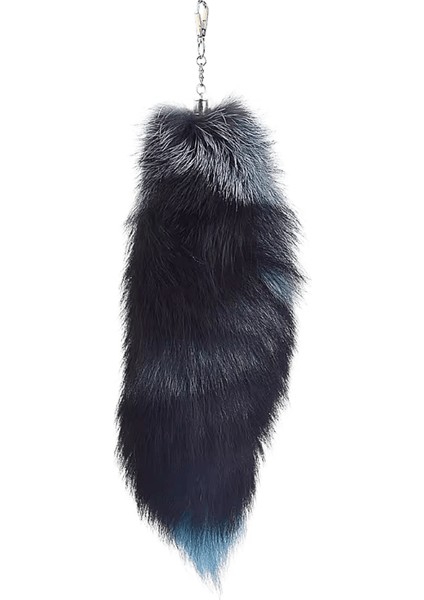 40CM Gerçek Tilki Kürk Kuyruk Büyük Uzun Kadınlar Için Sevimli Kurt Tilki Kuyruk Kürk Araba Anahtarlıklar Renk: Renk 3 / Boyut: Yaklaşık 40CM (Yurt Dışından)