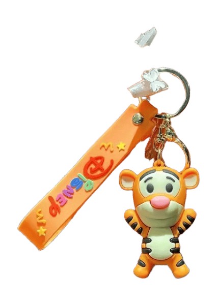 Karikatür Disney Sevimli Pooh Ayı Piglet Eeyore Anahtarlık Araba Bebek Çanta Çocuklar Için Güzel Anahtarlık Hediye Arkadaşlar Aksesuarlar Anahtar Tutucu Renk: QKC0311 (Yurt Dışından)