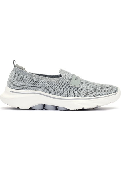 Zero Kadın Gri Kumaş Kalın Tabanlı Sneaker 25SFE49516F