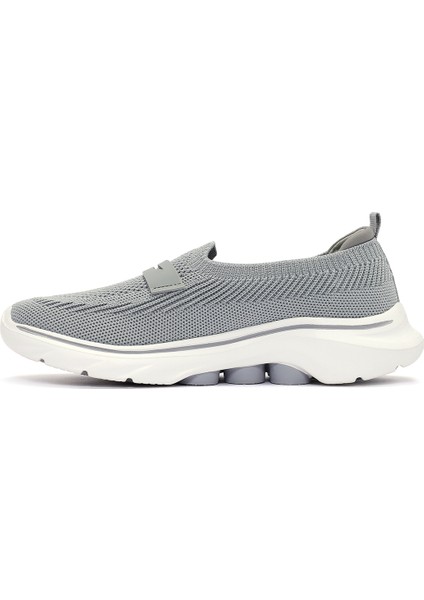 Zero Kadın Gri Kumaş Kalın Tabanlı Sneaker 25SFE49516F