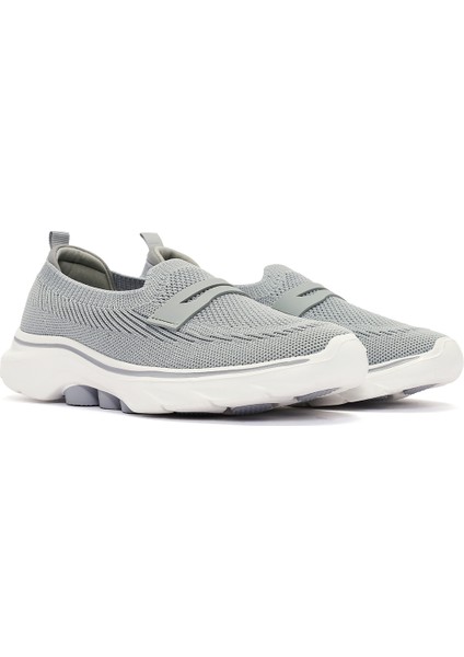 Zero Kadın Gri Kumaş Kalın Tabanlı Sneaker 25SFE49516F