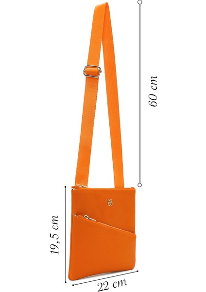 Kadın Turuncu Uzun Askılı Çapraz Çanta 25SBD2215FT