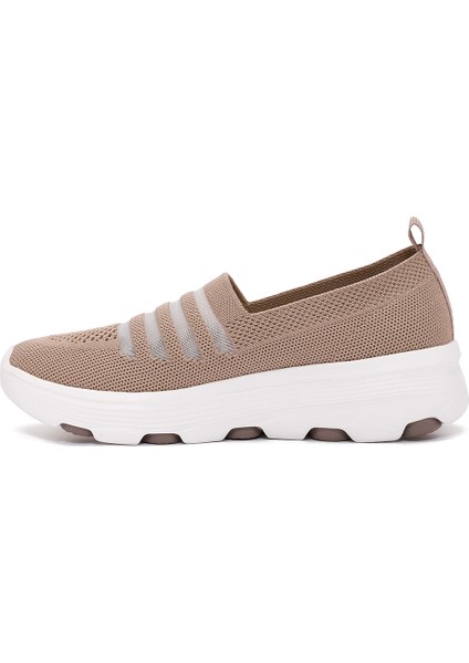 Zero Kadın Bej Kumaş Casual Sneaker 25SFE49526F