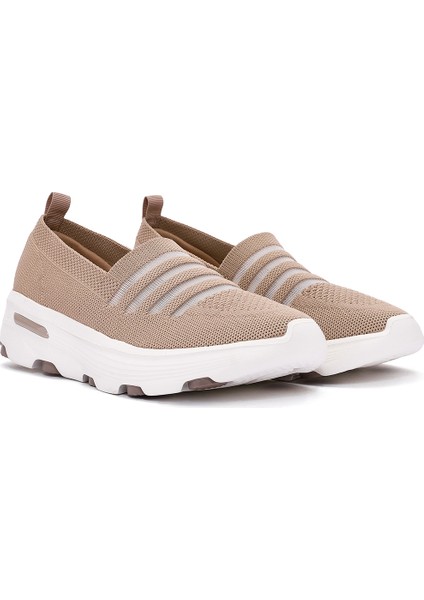 Zero Kadın Bej Kumaş Casual Sneaker 25SFE49526F