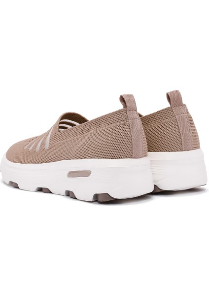 Zero Kadın Bej Kumaş Casual Sneaker 25SFE49526F