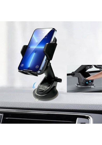 Oto Aksesuar Üçlü Set Araba Telefon Tutacağı Hızlı Şarj Destekli Oto Çakmaklık Araç Numaratörü Özel
